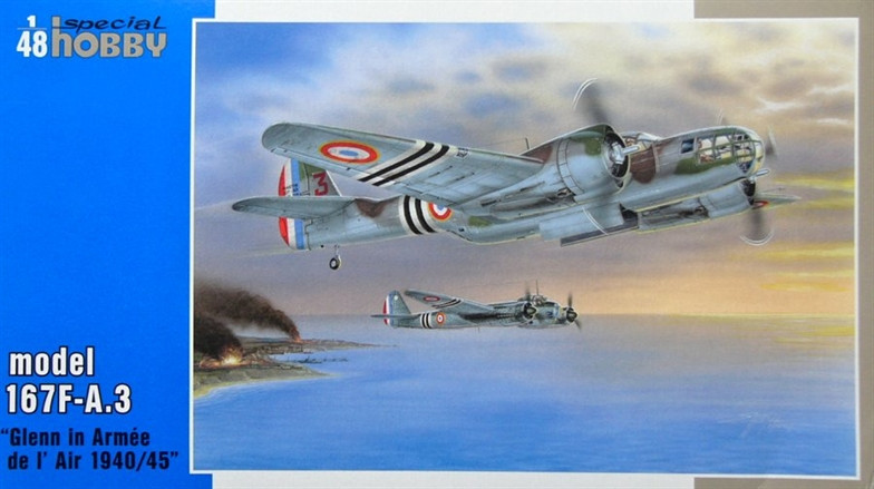 Пластикова модель 1/48 Special Hobby 48114 Бомбардувальник Martin Maryland 167F "Glenn over french 1940/45"