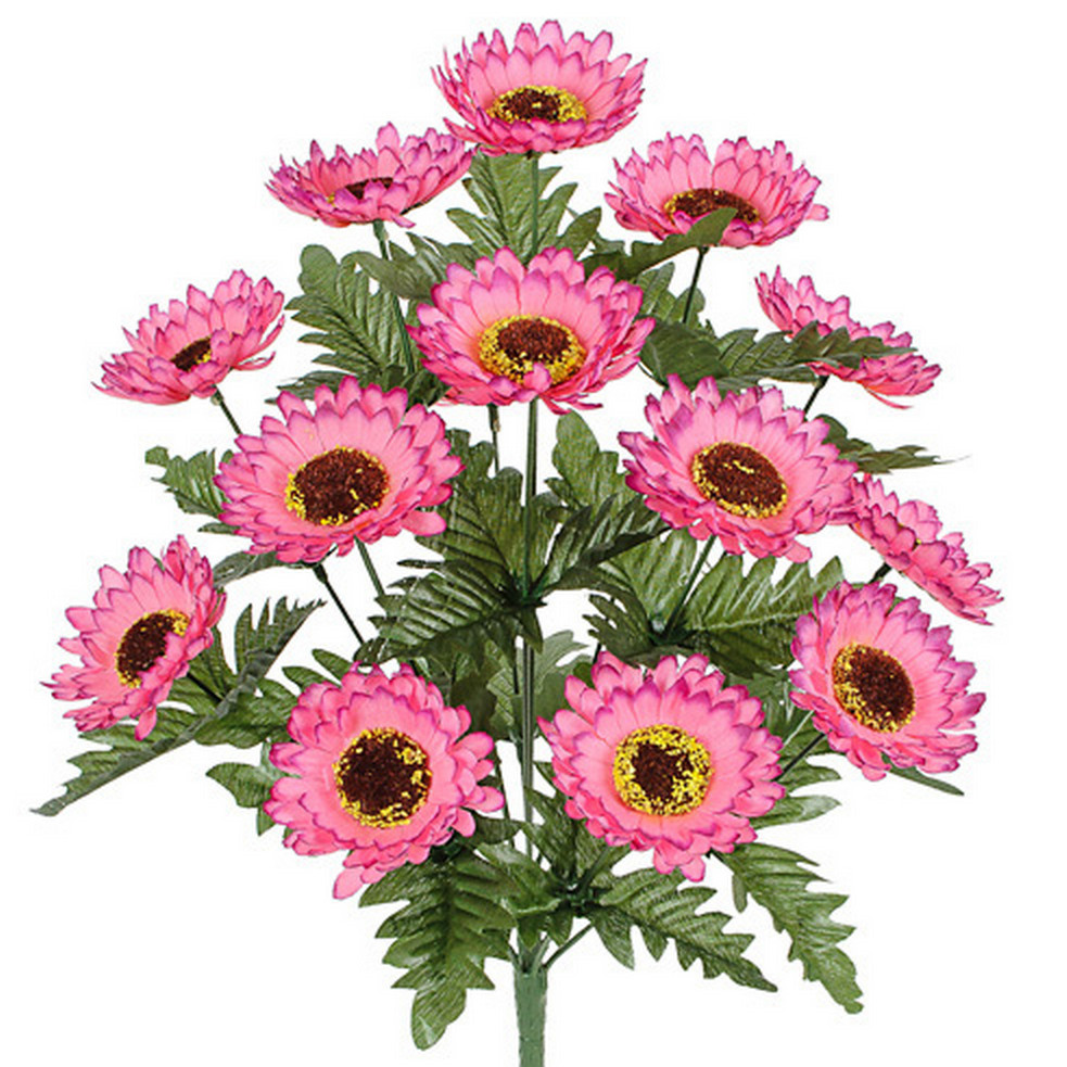 Штучні квіти букет маргариток, 48см(10 шт в уп), фото 1