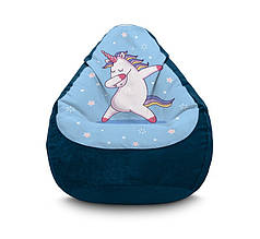 Крісло мішок "Dance unicorn" Флок