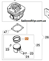 Поршневі кільця для бензопили Oleo-Mac GS 650 (3123005R), фото 3
