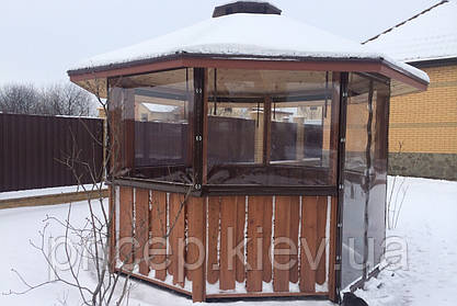 Рідкі вікна для альтанки, веранди, тераси