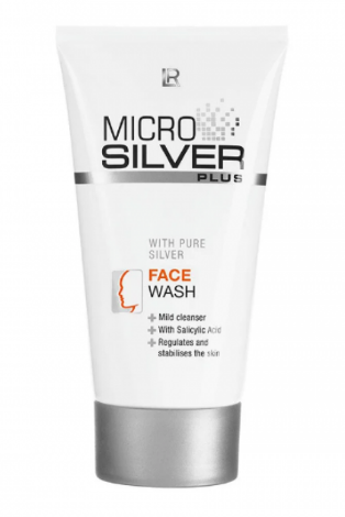 Очищаючий гель для вмивання Microsilver plus face cream, для щоденного очищення шкіри обличчя будь-якого типу.