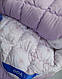 Ковдра зимова полуторна 155х210 ОДА холлофайбер -мікрофібра різні кольори, фото 3