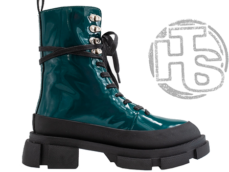 Жіночі черевики Lost General x Both Gao High Boot Spazzolato Green P10HSG, фото 1