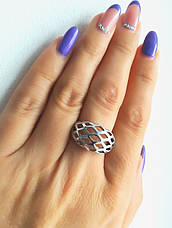 Срібне кільце оригінальне, фото 5