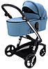 Коляска 2 в 1 Bair Electra B-touch system BE-03 blue (блакитний), фото 3