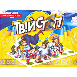 Підлогова гра Твійстеп (укр) Danko Toys DTG14 Твістер ігрове поле розвиваюча спортивна для дітей дорослих сім'ї