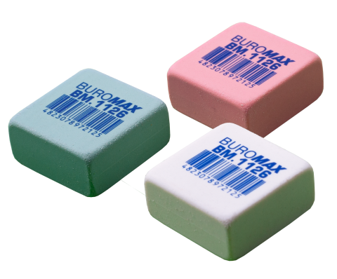 Гумка BM.1126 квадратна, 28*28*13 мм (36/900), фото 1