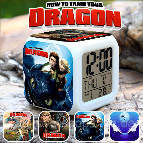 Настільні годинники Як приручити дракона "Episodes" / How to train your dragon
