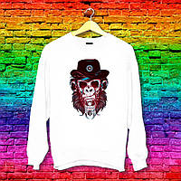 Світшот з принтом Мавпа (череп) в капелюсі Push IT