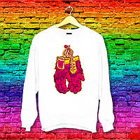 Світшот з принтом Рукавички з мавпи Push IT