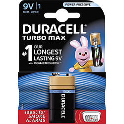 Батарейка Duracell turbomax 9v / mn1604 kpn1*10 (крона) 1 штука (118232)