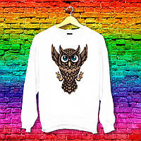 Світшот з принтом Сова в польоті Push IT