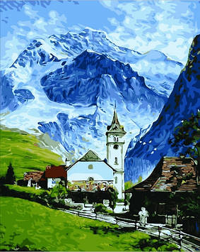 Картина за номерами 40х50 см Mariposa Гріндельвальд, Швейцарія (Q 2093)