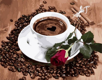 Картина за номерами 40х50 см Mariposa Запрошення на каву (Q 2096)
