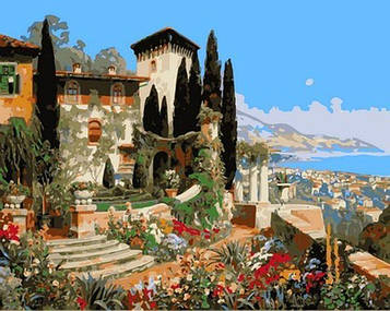 Картина за номерами 40х50 см Mariposa Сан-Ремо в Італії Художник Алоїс Арнеггер (Q 2143)
