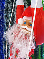 Постать Діда Мороза підвісний (Санта Клауса) 90 см на сходах
