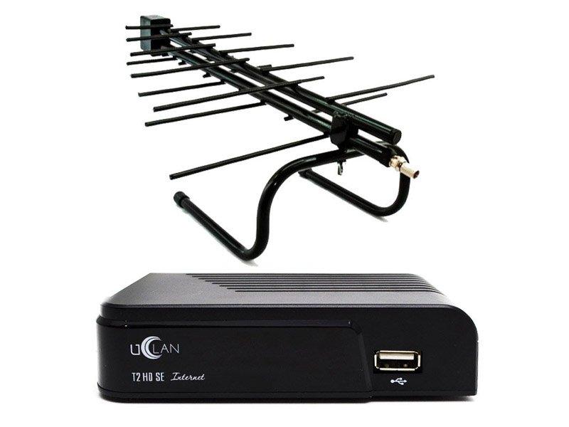 Комплект Т2 Uclan HD SE Internet + антена з підсилювачем, фото 1