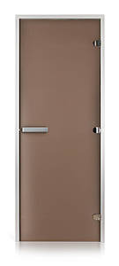 Двері для хамаму GREUS матова бронза 70/190 алюміній