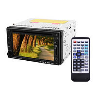 Автомагнитола Lux 261 HD 2 DIN Bluetooth LCD 6,1" с пультом + FULL TUCH SCREN + TV-тюнер 4х50W