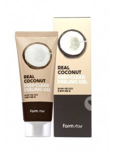 Пілінг-скатка з кокосовим маслом Farm Stay Real Coconut Deep Clear Peeling Gel (959365), фото 1