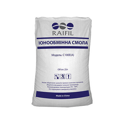 Іонообмінна смола RAIFIL C100E 2.0 (25 л), фото 1
