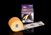 Ветеринарный кинезиологический тейп Ares Equine 5м х 5см (Оранжевый неон)