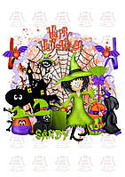 Вафельная картинка на торт Хэллоуин 11
