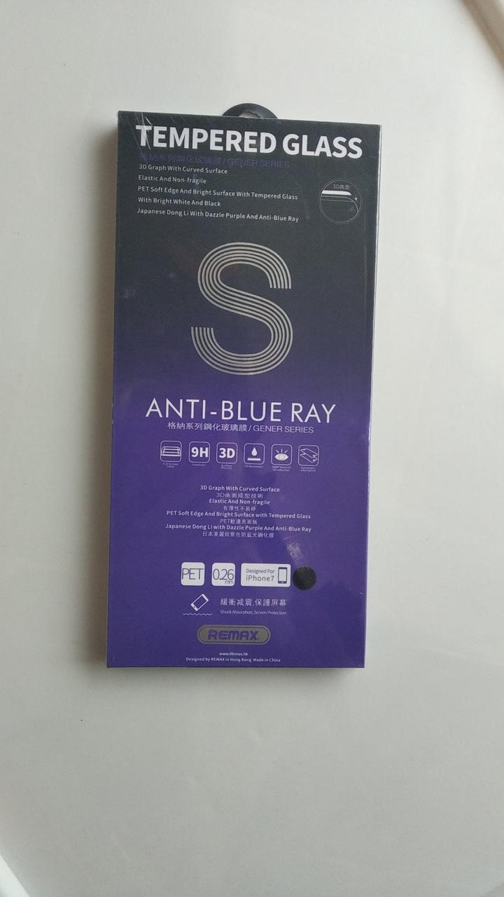 Захисне Скло Remax Gener Anti Blue-ray 3D Glass for iPhone 7 Black