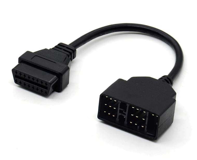Діагностичний перехідник Toyota 22 pin на 16 pin OBD2