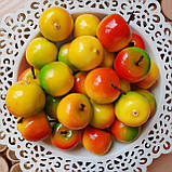 Яблуко кольорове штучне 2.3 см, фото 3