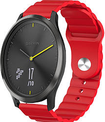 Ремінець Wave для Garmin Vivomove HR Red (Гармин Вивомове НР)