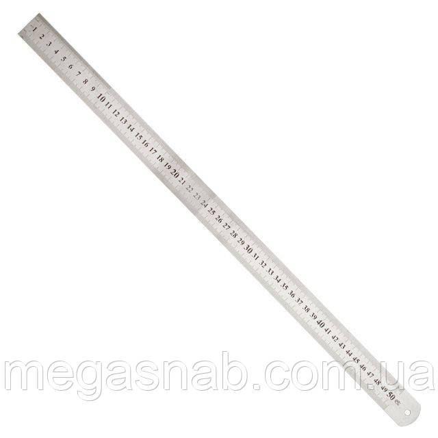 Лінійка Intertool сталева 500мм MT-2005, фото 1