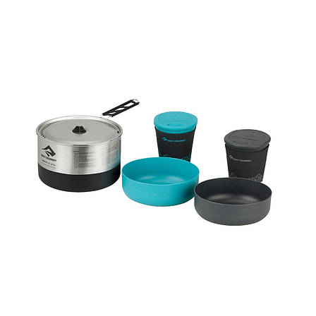 Набір посуду Sea To Summit Sigma Cookset 2,1 Pacific Blue / Silver (STS APOTSIGSET2,1), фото 1