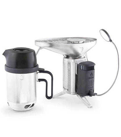 Похідна піч на дровах BioLite Climate Neutral Campstove Bundle Silver / Black, фото 1