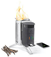 Похідна піч на дровах BioLite Climate Neutral Campstove Bundle Silver / Black, фото 3