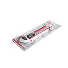 Нож Intertool сегментный 18мм Нож с 3-мя отломными лезвиями 18 мм, металлическая направляющая,, фото 3