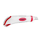 Нож Intertool сегментный 18мм Нож с 3-мя отломными лезвиями 18 мм, металлическая направляющая,, фото 5