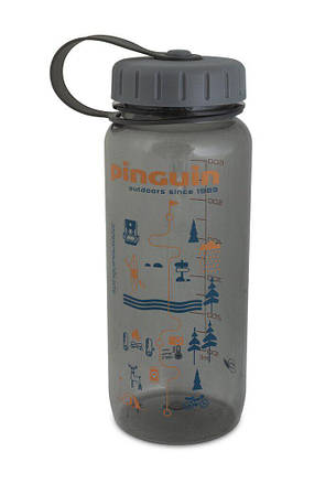 Фляга Pinguin Tritan Slim Bottle 2020 BPA-free 0,65 L Grey, фото 1