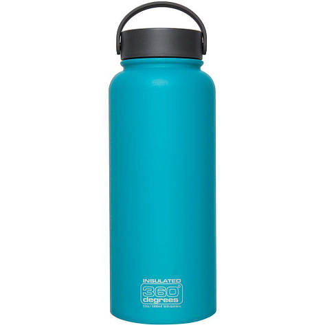 Термофляга 360 Degrees Wide Mouth Insulated 550 мл Teal, фото 1