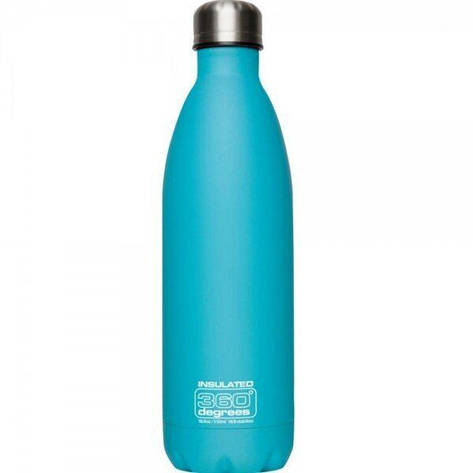 Термофляга 360 Degrees Vaccum Insulated Soda Bottle 550 мл Pas Blue, фото 1