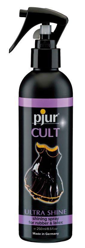 Спрей для догляду за одягом з гуми і латексу pjur Cult Ultra Shine 250 мл, надає блиск