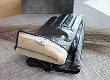 Жіночі шкіряні рукавички оптом СЕРЕДНІ, фото 2
