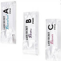 Набір сумішей А, В, С Lash Secret Restart, у саше по 1 мл