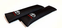 Подушки накладки на ремінь безпеки Toyota чорні