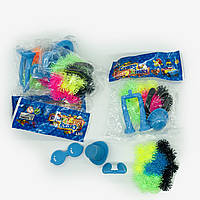 Набор конструктора с липучками 1056 деталей (576 светящихся + 480 пластиковых) для детей от 3 лет - развивающа