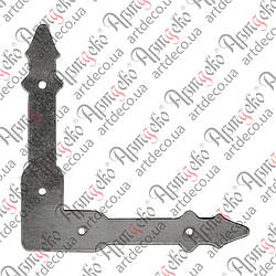 Завіса декоративна, накладка на завісу. Кутник 150х150х2 Арт 61.300.01