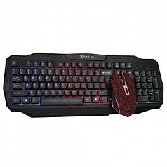 Комплект проводная игровая клавиатура и мышь XTRIKE ME MK-501KIT (N011346)