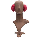 Хутряні навушники дитячі, теплі з еко хутра, 13x11.5x10,5 см, рожеві (240172), фото 3