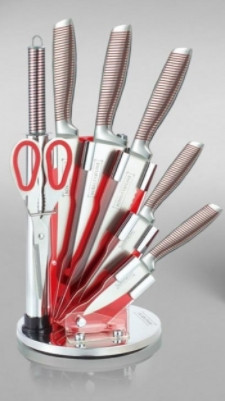 Набір ножів на підставці Royalty Line RL-KSS804N 8 в 1